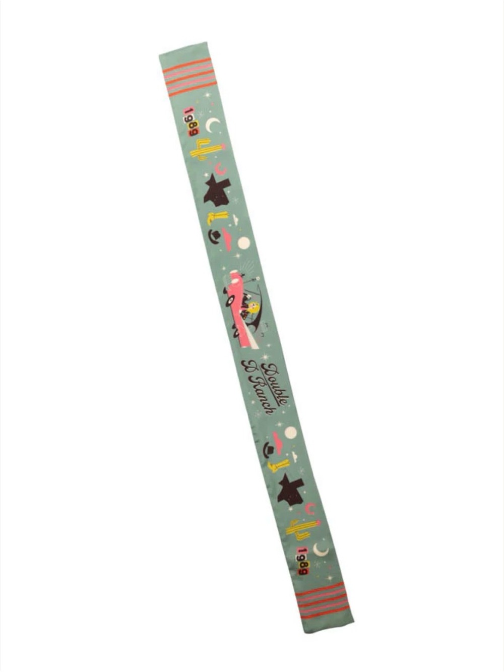 New Double D Ranch "ADDITION MEET UP" 2025 Twilly Western Rodeo Scarf Tie